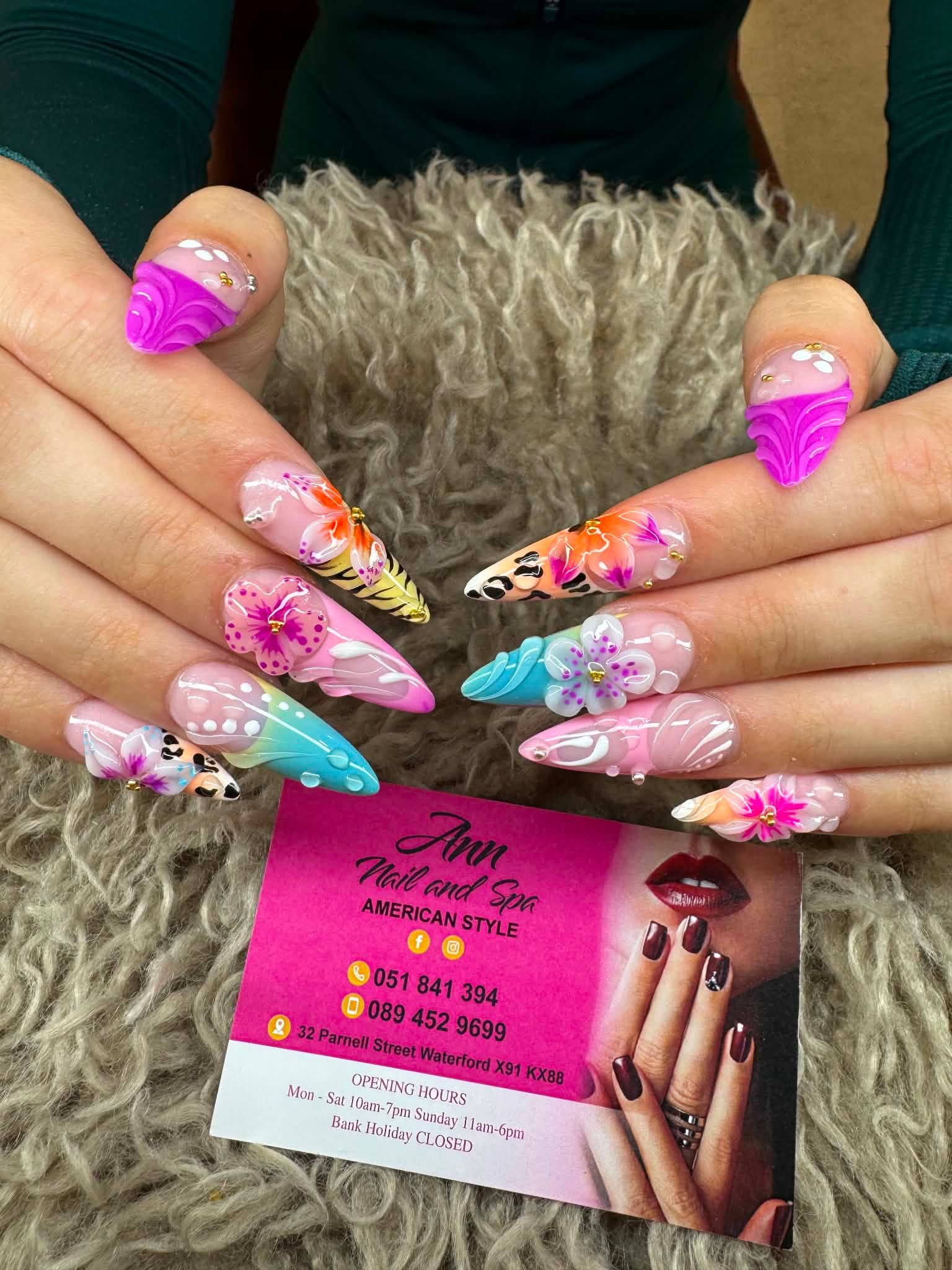 Ann Nail & Spa salon experience in Ballina